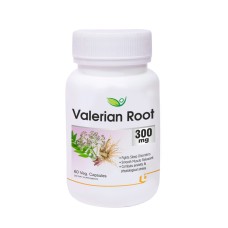 Valerian Root 300 mg Biotrex Корень валерианы 300 мг - 60 растительных капсул   (60 шт.)