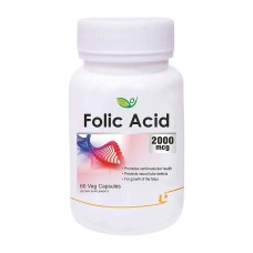 Folic Acid 2000 mcg Biotrex Биотрекс Фолиевая Кислота 2000 мкг 60 капсул