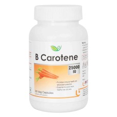 B Carotene 25000 Biotrex Биотрекс Бета Каротин Витамин А 60 капсул